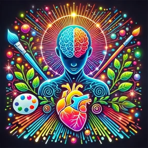 1 Art Therapy or Holistic Coaching Session (Virtual)<br> <span class="span-text">1 hr<span>